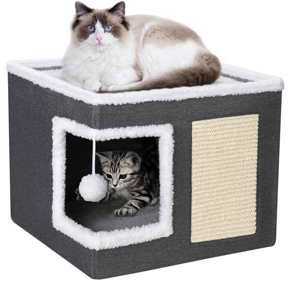 Kattbäddar, Fällbar Design, Andningsbart Material, Anpassad form 1