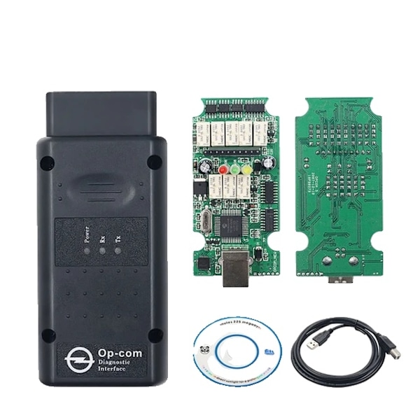 Opcom Diagnostisk Scanner, PIC18F458 Chip, Firmwareuppdatering, OPCOM V199 OPCOM V1.99 OPCOM V1.99