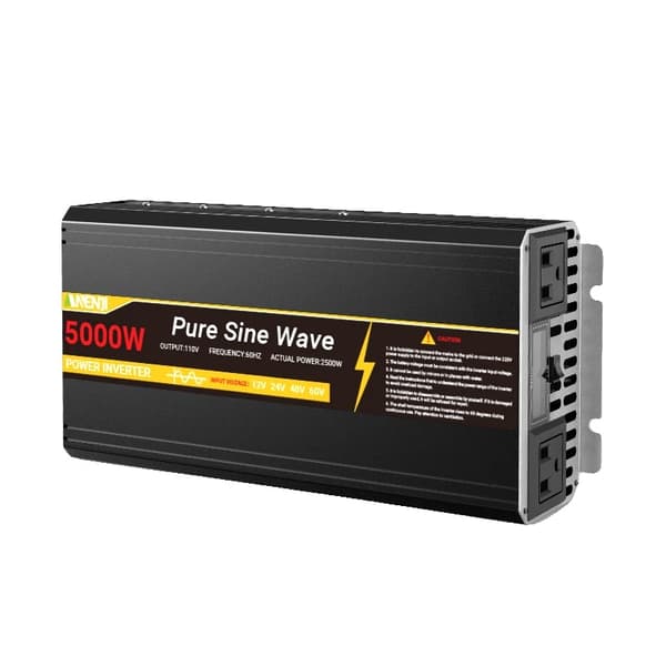 Inverter, Bærbart Design, Effektiv Strømkonvertering, 5000W 12V