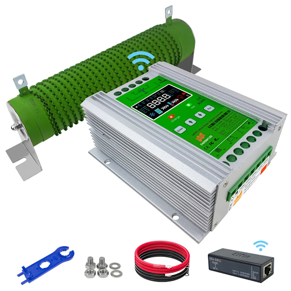 4000W Tuuli-Solaari Hybridilataussäädin - MPPT, Tasapainotin, 12V 24V 48V AUTO 3000W With Equalizer