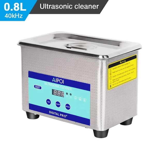 Ultraljudsrenare, 800 ml kapacitet, 40 kHz frekvens