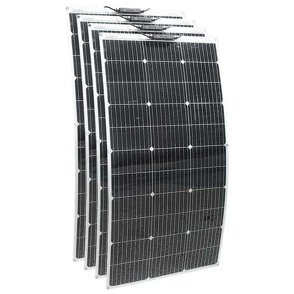 Solpanel, Fleksibelt Design, Letvægts Konstruktion, Ny 400W