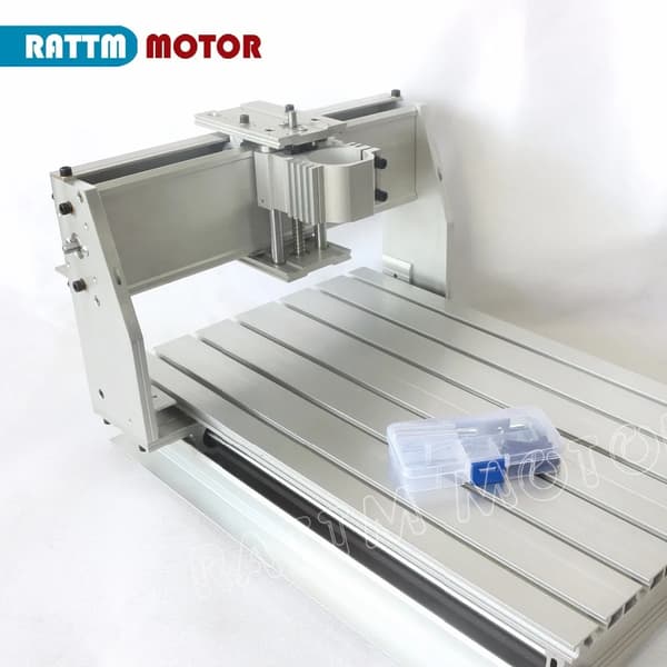 Skrivbord CNC-router, precisionsfräsning, mångsidig gravyr, Bara ramkit