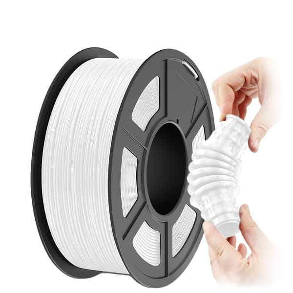 TPU-filament, 1,75 mm diameter, 1 kg vikt, flexibelt material,VIT