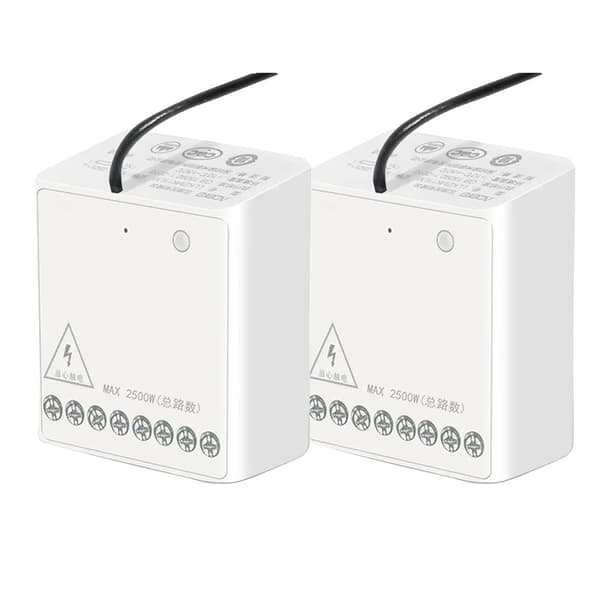 Smart Gateway, Zigbee-kompatibilitet, RGB-belysning, 2stk Relæ