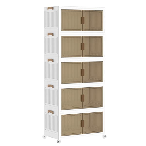 Opbevaringsboks, Foldbart Design, Holdbart Materiale, 5 niveau