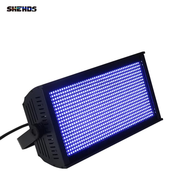 Scenebelysningseffekt, RGB LED, 200W effekt, DMX kontrol, 200W Strobe, EU stik