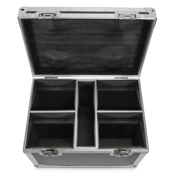 Flightcase, Holdbar Læderkonstruktion, Indbyggede Hjul, 1 pc flyvning, EU -stik