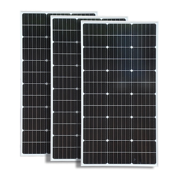 100W Solpanel, Hög Effektivitet Monokristallin, Mångsidig Batterikompatibilitet 1050x530x25mm,3 stycken solpaneler 3PCS solar panel 3pcs Solar panel