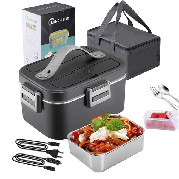Elektrisk Matlåda, Läckagesäker Design, Snabbuppvärmningssystem, 75W 1.8L, EU
