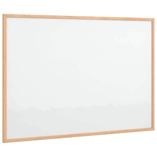 Magnetisk Whiteboard, Solid Fyrretræ Ramme, Tørbar Tavle, hær grøn