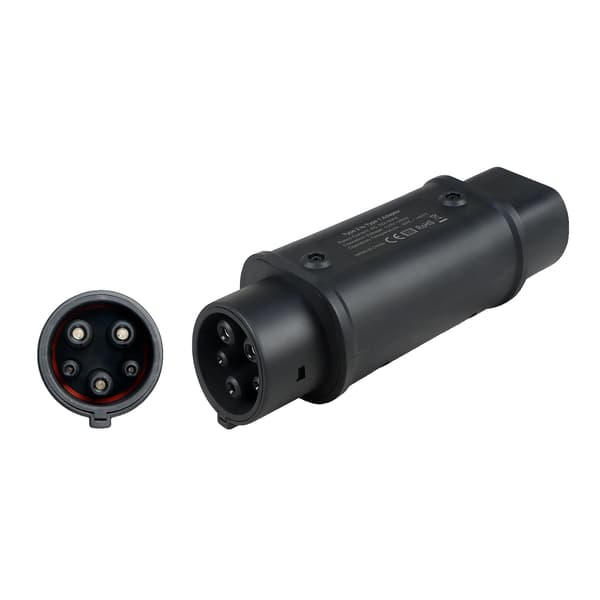 EV-adapter, Typ 2 till Typ 1, 32A, IP55-klassning, Typ2 till Typ1, Typ2 till Typ1