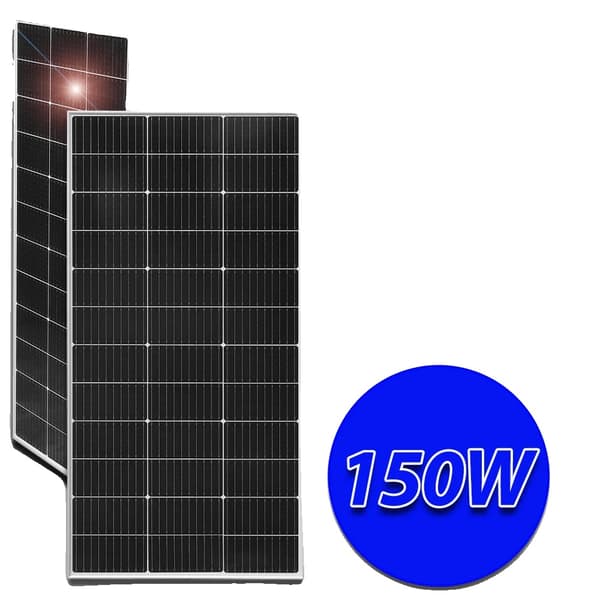 Solpanel, Monokristallint Material, Hög Effektivitet, 150W 1140x560mm