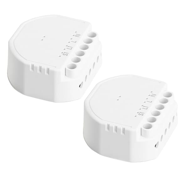 Smart Switch Modul, Stemmekontrol Kompatibel, Nem Integration, 2 UNIT Med HomeKit