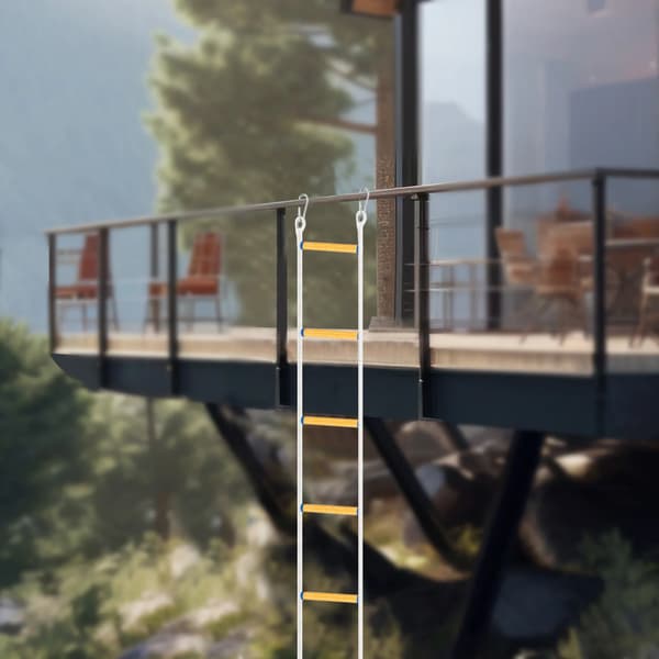 12M Repstege, Hög Lastkapacitet, Hållbart Brandsäkert Material, Bärbar Design