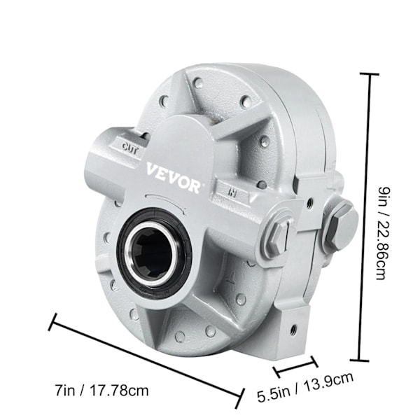 Hydraulinen vaihteisto pumppu, 540 RPM nopeus, 2500 PSI paine, 16.6/21.2 GPM virtausnopeus,21,2 GPM 21.2GPM 21.2GPM