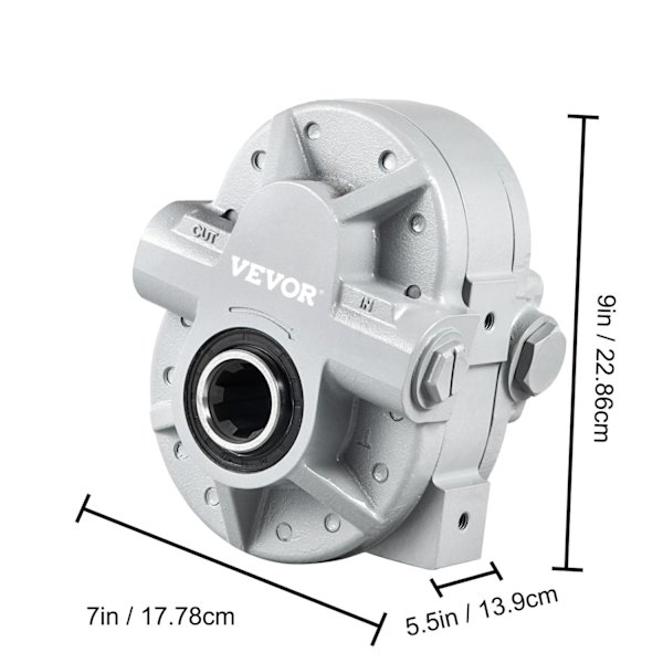 Hydraulisk Gearpumpe, 540 Omdrejninger pr. Minut Hastighed, 2500 PSI Tryk, 16.6/21.2 GPM Flowhastighed,21,2 GPM 21.2GPM 21.2GPM