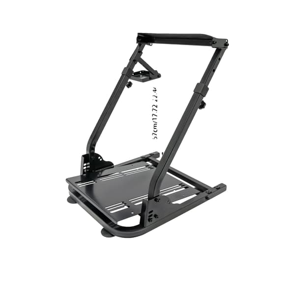 Racerstativ, Justerbar Højde, Sammenklappeligt Design, sort