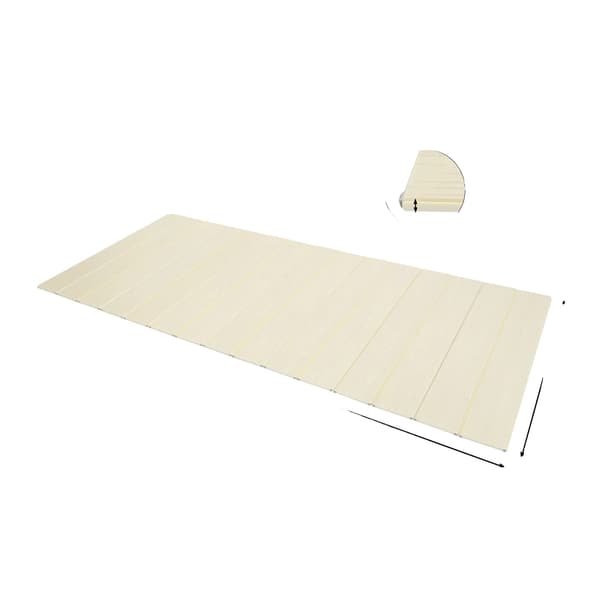 Badekar Tray, Foldbart Design, Varmebevarende Funktion, Beige