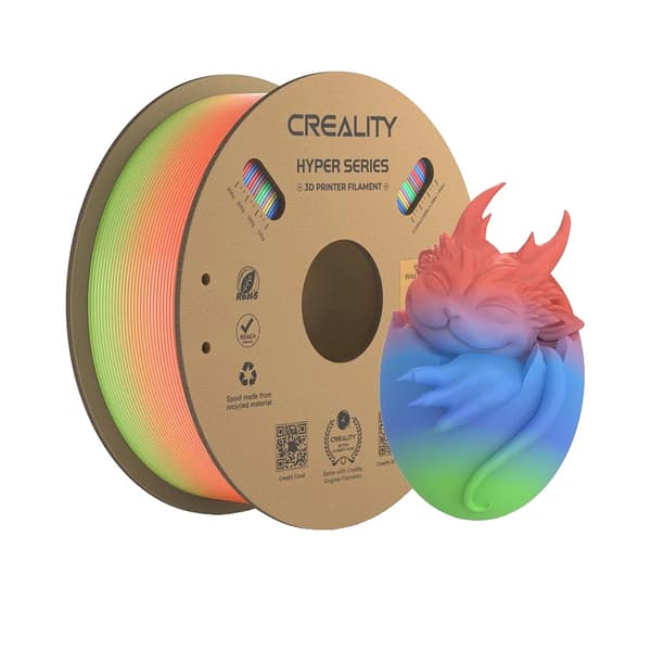 3D Filament, Høj Kvalitet, Multifarvet Gradient, Vild Blomst-Kort