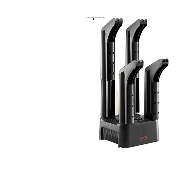 Sko Tørrer, Bærbar Design, Multifunktionel Tørring, 4 Tubes Fan Tørring