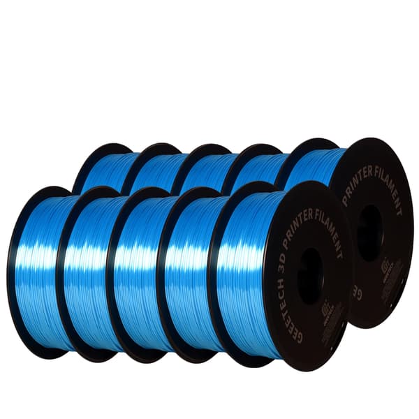 3D Filament, Silkeudseende, Miljøvenligt Materiale, Silke himmelblå