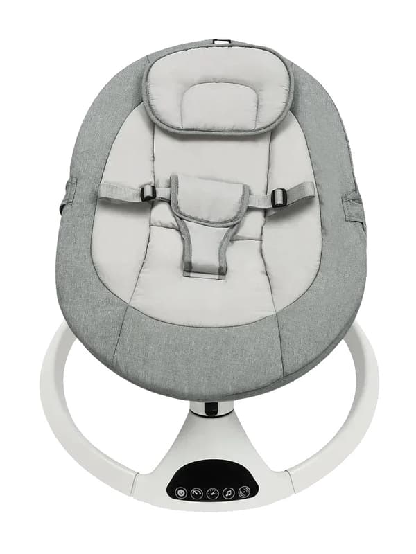 Elektrisk Babygunga, Bluetooth Musik, Fjärrkontroll, GRÅ