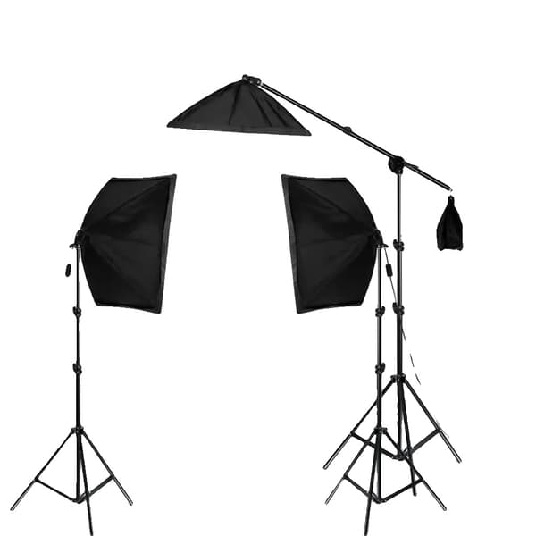 Softbox Belysningskit, 50x70cm Softbokse, 3stk Softbox