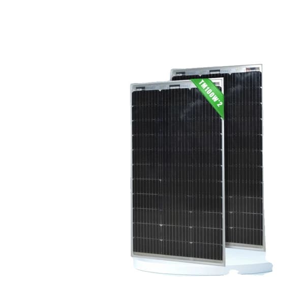 Bifacial Solpanel, Monokrystallinsk, Ideel til 12V Batterisystemer, 2PCS  120W