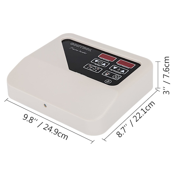 Bastu Digital Kontrollenhet 3-9kw - Tid & Temp Inställningar, Väggmonterad, Överhettningsskydd External Controller