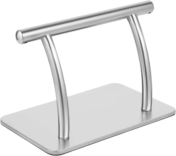 Salong Fotstöd, Ergonomisk Design, Halkfri Bas, silver