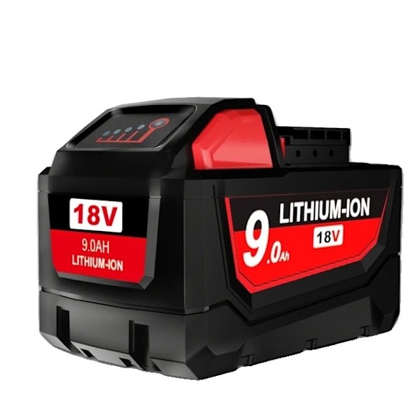 18V batteri, hög kapacitet 90/60Ah, kompatibel med M18-verktyg., 1 Pack 90AH 1 PACK 9.0Ah 1 PACK 9.0Ah