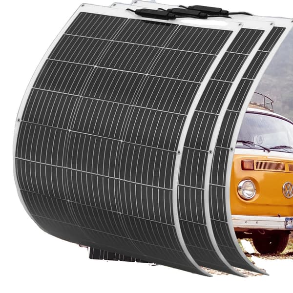 Fleksibel Solpanel, 100W Maksimal Effekt, Letvægtsdesign, 100W 3stk