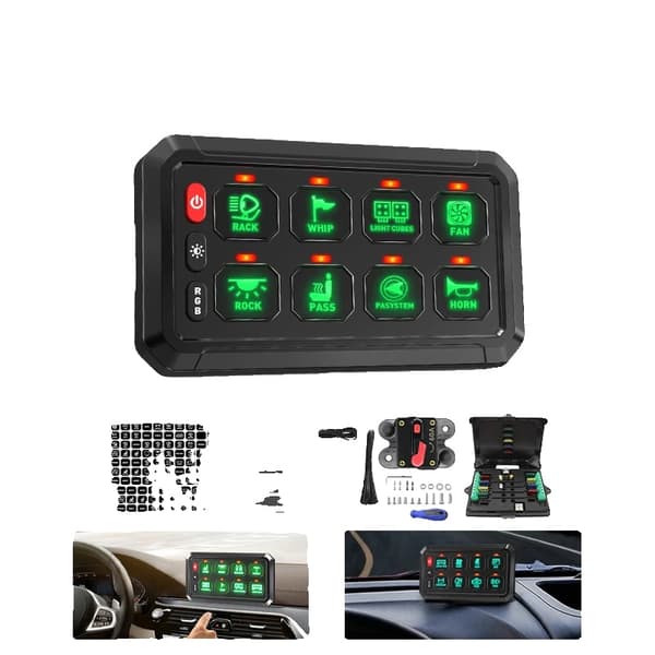 Kontrolpanel, Bluetooth Kontrol, Tilpasseligt Design, 8Gear med APP ACC