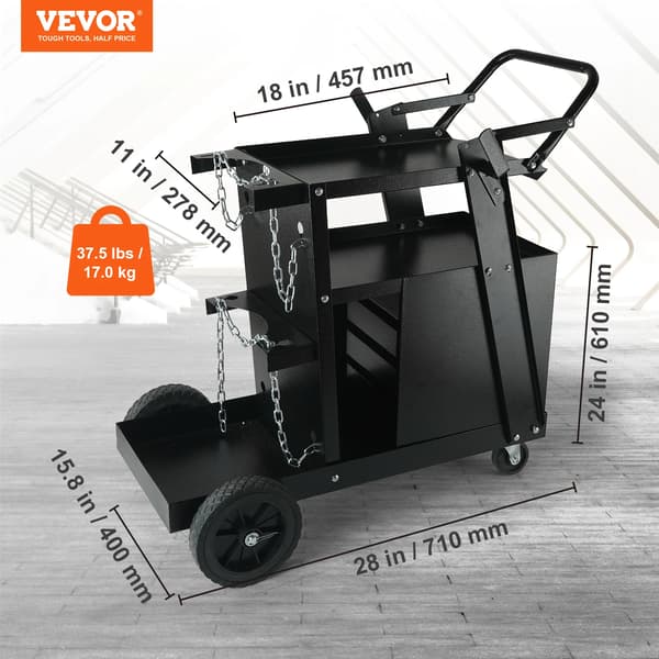 Svejsvogn, 2-niveau design, 4 skuffer, WT-78-A