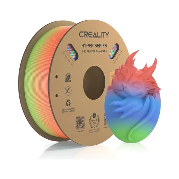 3D Filament, Høj Kvalitet, Multifarvet Gradient, Vild Blomst-Kort