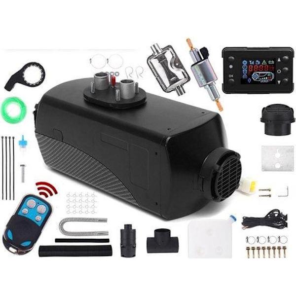 Polttoainelämmitin | Moottorin lämmitin | 5KW | LCD | 12 V | Ilmanlämmitin Ihanteellinen autolle, matkailuautolle, kuorma -autolle | diesel-