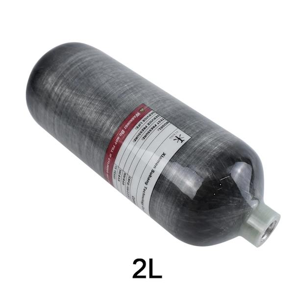 4500Psi 2L Hiilikuitusäiliö, CE-sertifioitu, 300 BAR Käyttöpaine,Hiilikuitu CARBON FIBER Carbon Fiber