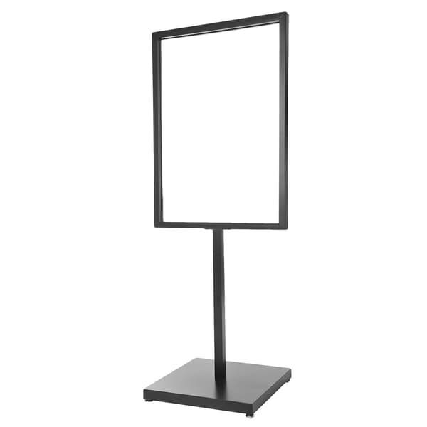 Plakatstander, Holdbar Jernkonstruktion, Øjenfaldende Design, sort