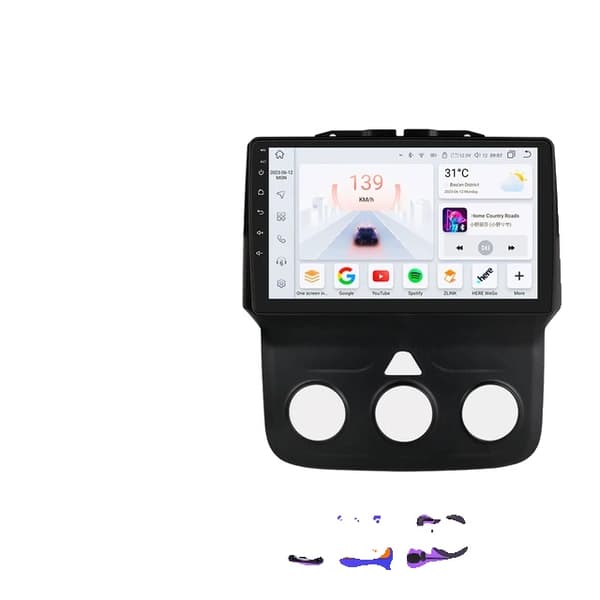 Android Bil Stereo, 9-Tommer Touchscreen, Trådløs Forbindelse, S8-8G 128G-8kerner-4G