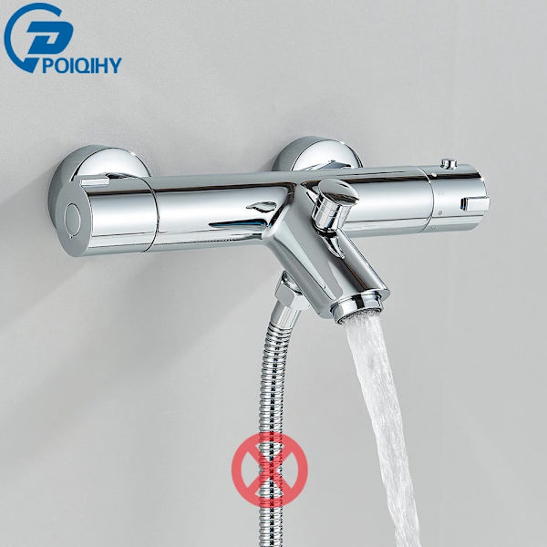 Termostatisk bruseblander, krom finish, vægmonteret, Chrome Ventil A Chrome Valve A Chrome Valve A