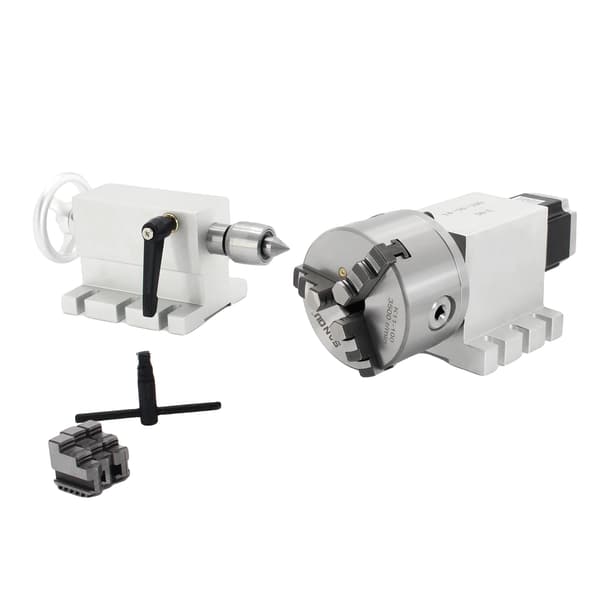 Rotary Axis, Gapless Harmonic Reducer, CNC-kompatibilitet, K11-100mm 3 käftar 50:1