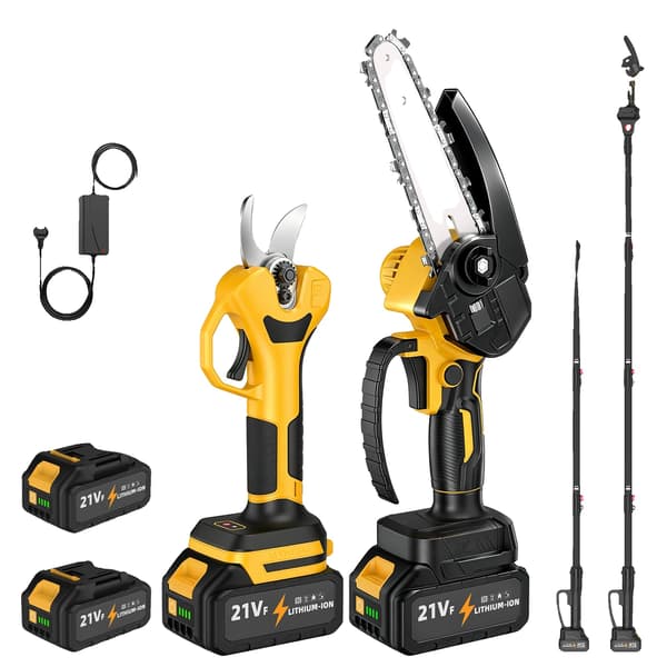 Havetræksav, Multi-vinkel Justerbar, Letvægtsdesign, 2*Batteri
