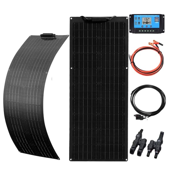 Solpanel, Høj Effektivitet, Alsidige Anvendelser, 12V 100W Solarkit