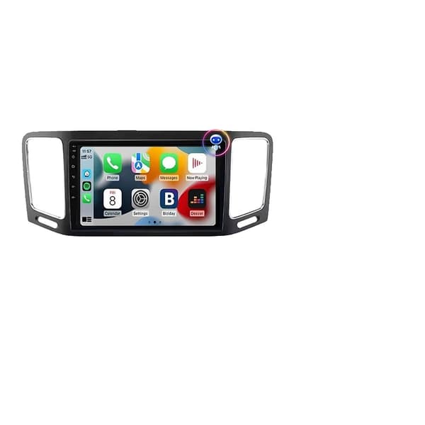 Bilstereo, Touchskærm, Problemfri Forbindelse, kompatibel med Bilmodel Sharan 2012-2018 Snapdragon 6125 Trådløs, T3L Plus-MIC-CAM