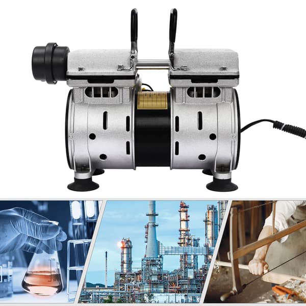 Vakuumpump, 2-cylindrig drift, oljefri design, 220V, EU