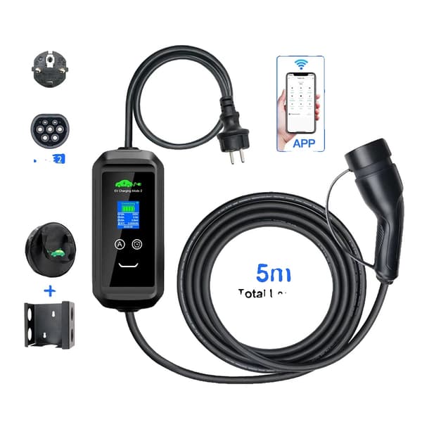 EV-laddare, 3,6 kW effekt, APP-kontrollfunktioner, F2-3.6KW APP, TYP2