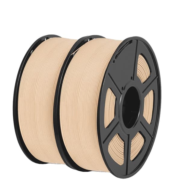 3D Printer Træ Filament, Realistisk Træeffekt, Miljøvenlig PLA, Normal TRÆ 2KG