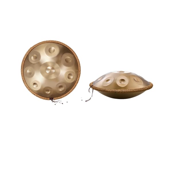 Handpan-rumpu, 10 sävyä, D-molli, 9 nuottia