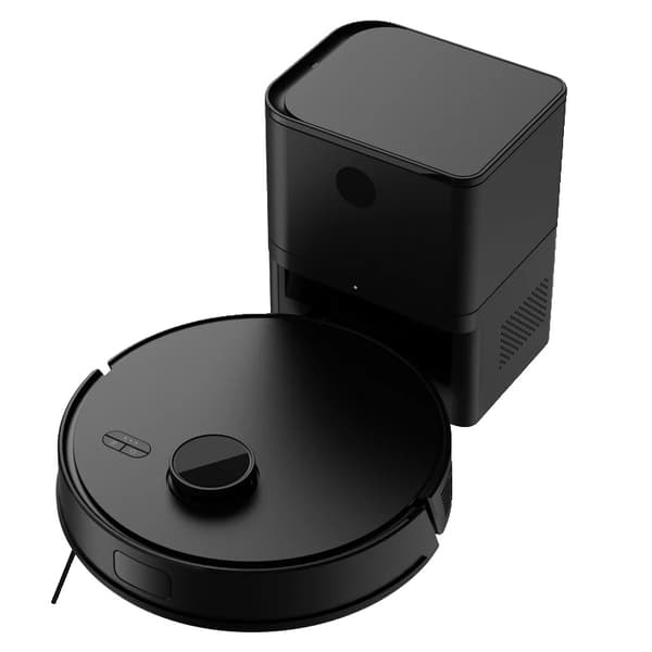 Robotstøvsuger, LIDAR-navigation, Selv-tømning funktion, Sort